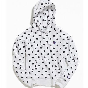 Rare Vintage Inspired Champion Polka Dot Hoodie